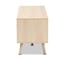 Baxton Studio Sebille Mid-Century Modern Light Brown Finished Wood 2-Door TV Stand with Natural Rattan 207-12462 - alternate 9